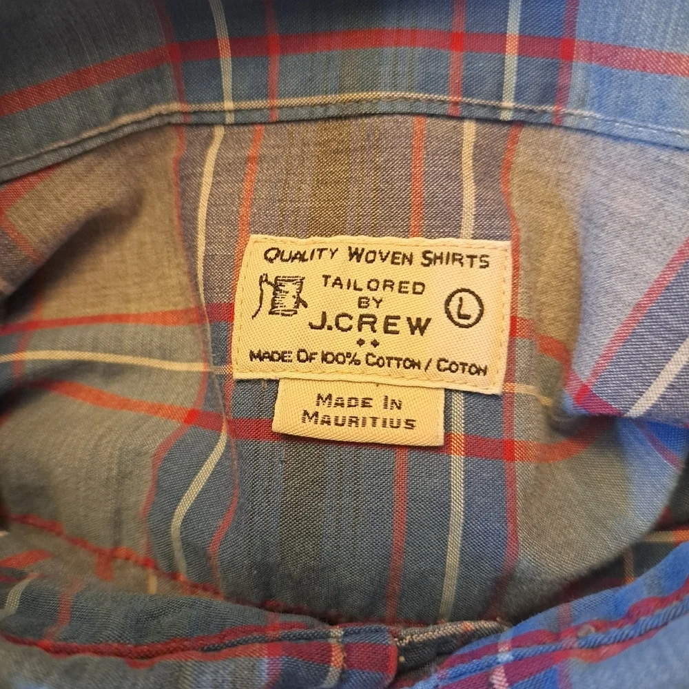 J.Crew Plaid Button-Down Shirt